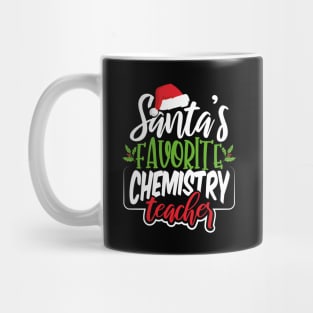 Santa's Favorite Chemistry Teacher Mug